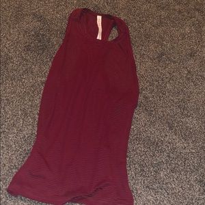 Lululemon open back tank top